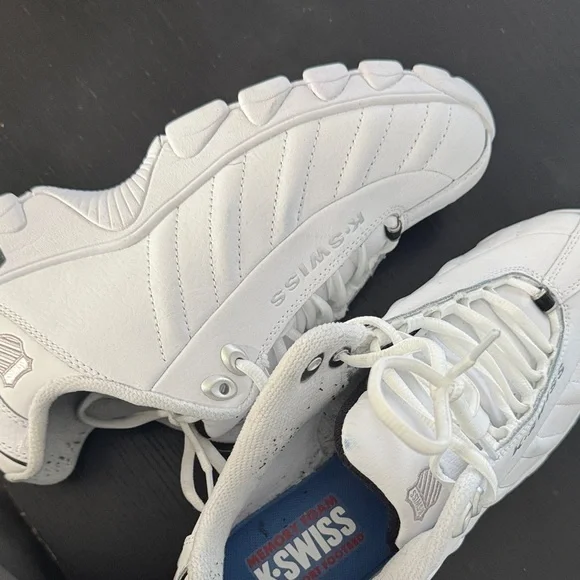 K-Swiss White Athletic Sneakers st329 CMF Size 9 - Picture 7 of 8